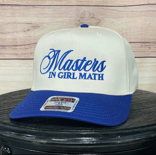 Masters In Girl Math Hat
