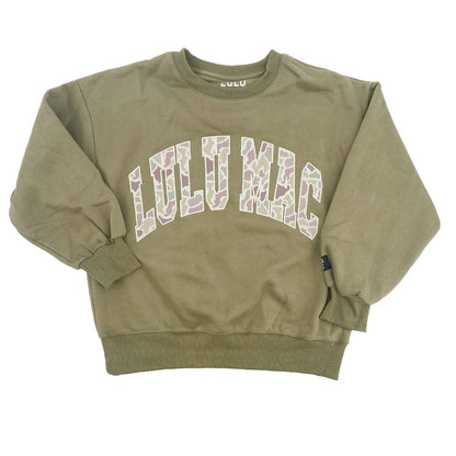 Camo Green Lulu Mac Sweatshirt