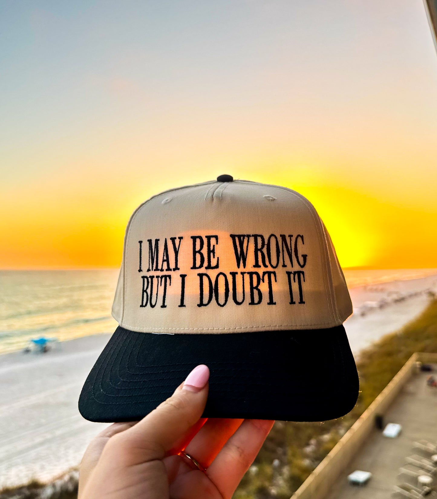 I May Be Wrong But I Doubt It Hat Black